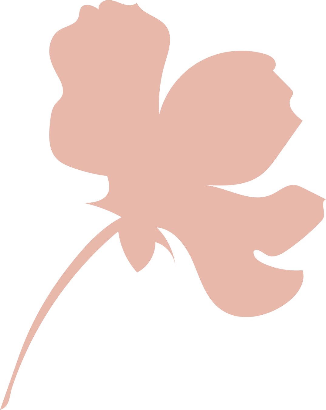 Pink Soft flower Element